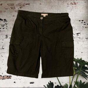 Chico's musings Cargo Bermuda Shorts Black Size 2.5/L